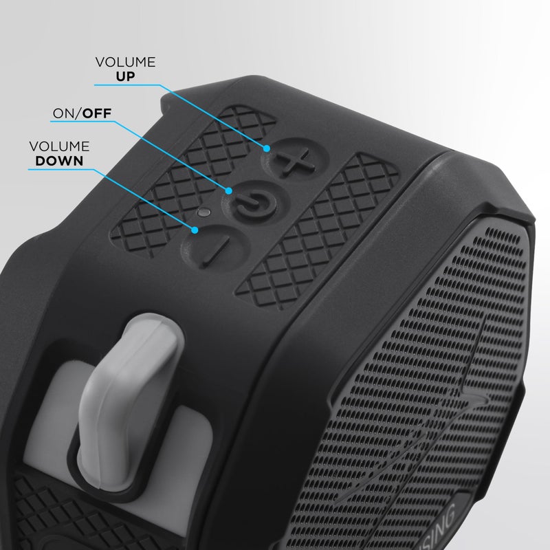 Altec Lansing HYDRATREK Magnetic Bluetooth Speaker, Waterproof IP67, Portable Speaker, True Wireless Pairing, USB-C Quick Charge, 3.7V 400mAh Battery, Voice Assistant, Perfect for Any Adventure - Image 4