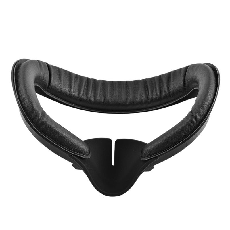VR Headset 6pcs Black Set - Skin-friendly PU Leather Material Breathable ABS Bracket VR Gaming Accessory for Immersive Gaming Experience Comfortable Wear - Image 3