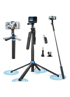 180cm Selfie Stick With Remote Antishake Phone Tripod With Balance Handle Solidest Tripod Stand Compatible With Iphone Android
