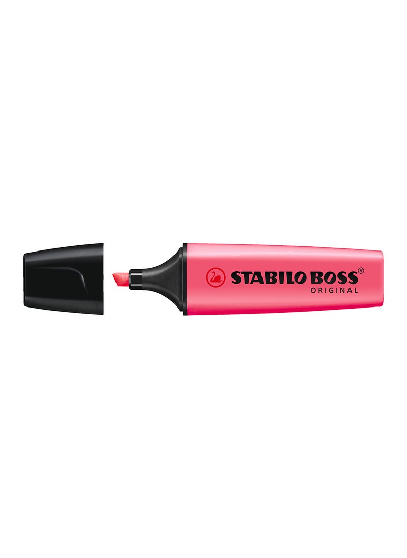 STABILO Boss Original Highlighter Pink , for Journal Planner , Marking Dictionary, Note Taking , Drawing Illustrations , Pack of 10  - Image 2