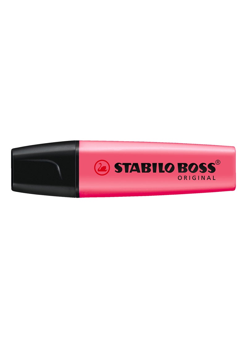 STABILO Boss Original Highlighter Pink , for Journal Planner , Marking Dictionary, Note Taking , Drawing Illustrations , Pack of 10  - Image 1