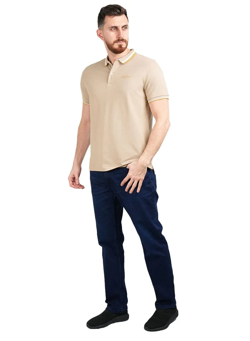 جيوردانو قميص بولو رجالي كلاسيكي بقصّة Slim Fit مع تطريز مميز