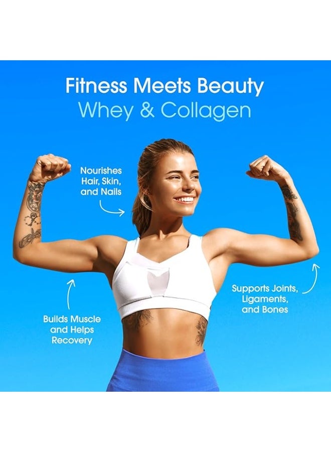 Fit & Lean Clear Protein Powder with Whey Isolate Protein and Collagen, Grass Fed, Muscle Recovery, Skin, Joints, GLP-1 Support, 0g Sugar, Blue Raspberry, 20 Servings - Image 5