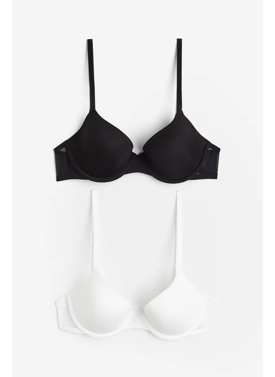 H&M 2-Pack Padded Underwired Bras