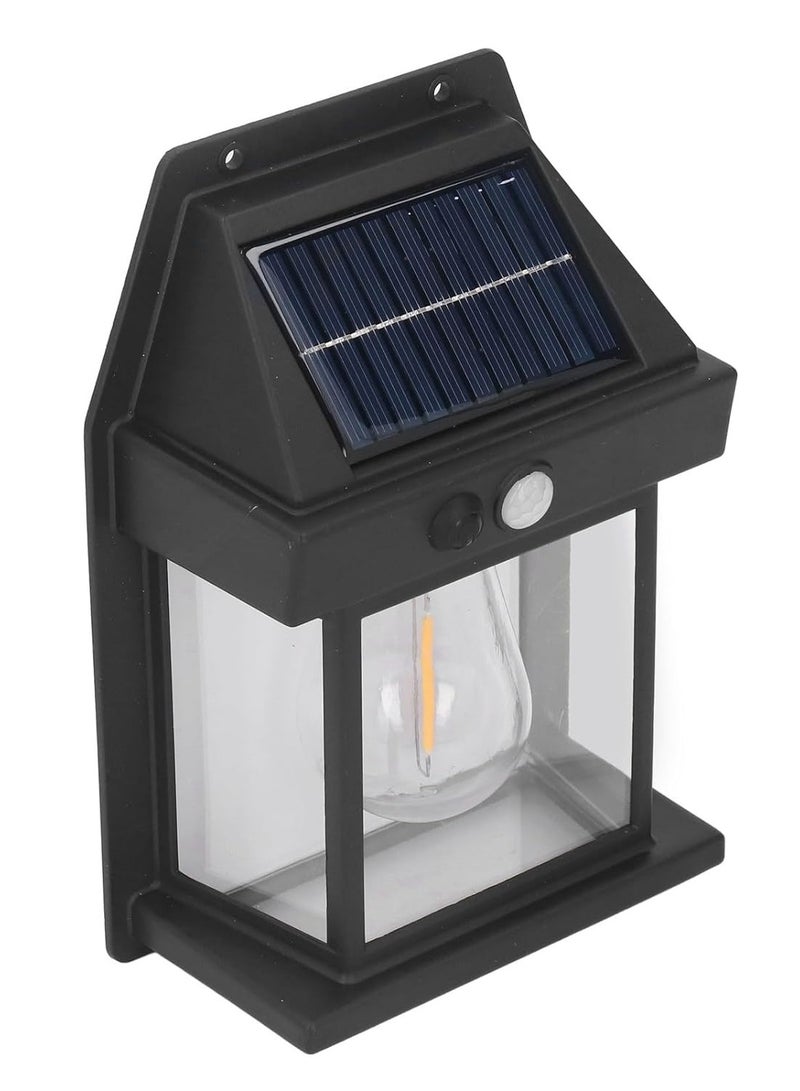 ELTRAZONE Outdoor Solar Fence Wall LED Light Tungsten Filament Bulb Night Lamp For Courtyard Backyard Garden And Garage Decorative  - Image 2