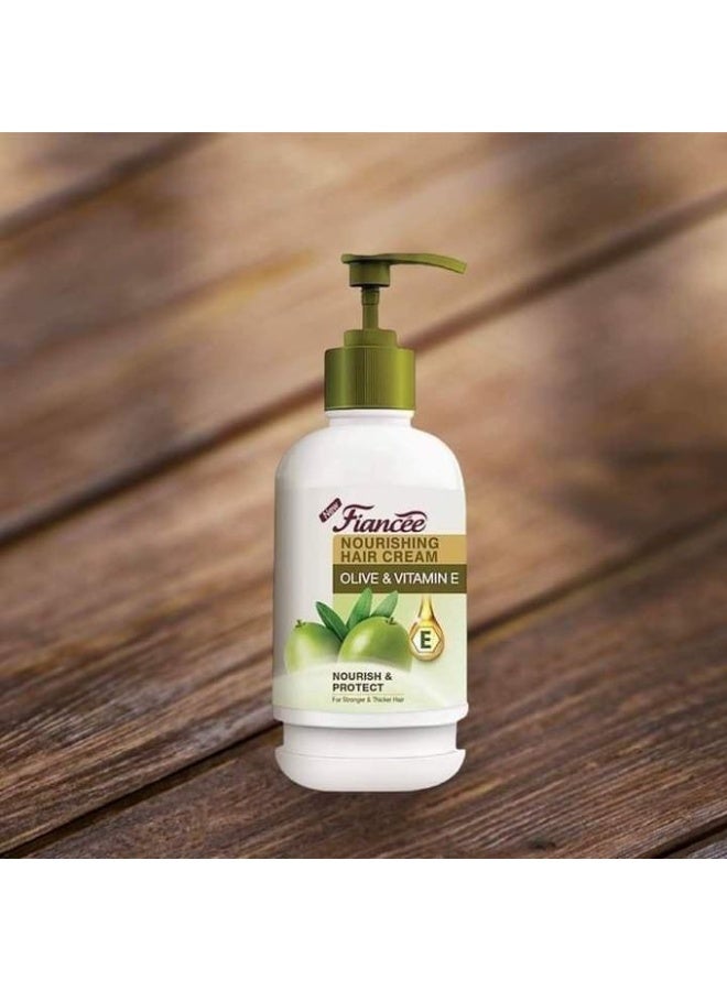 FIANCEE Nourishing Hair Cream With Olive & Vitamin E - 240ML - Image 2