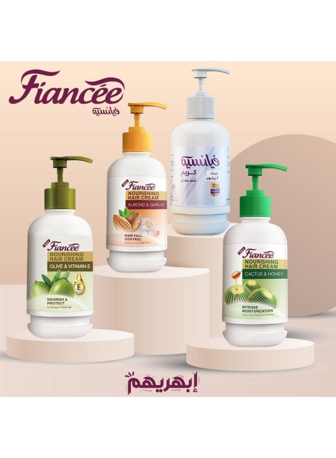FIANCEE Nourishing Hair Cream With Olive & Vitamin E - 240ML - Image 4