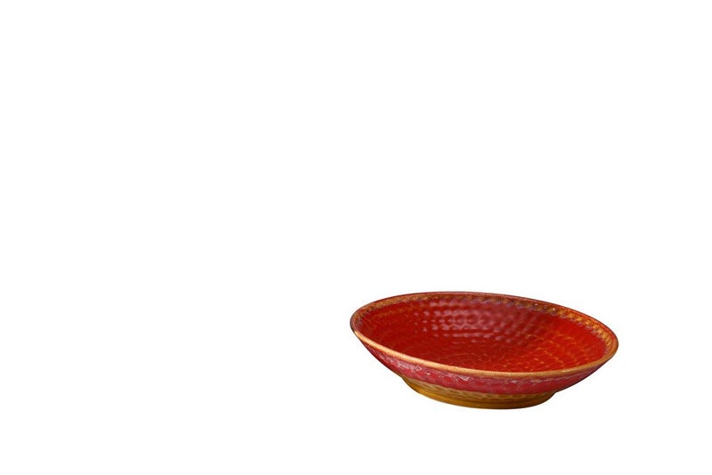 Caffeine Ceramic Handmade Cripple Serving Bowl Set of 1