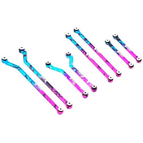 TCRC Splash Anodizing Aluminum High Clearance Chassis Suspension Links Rod Linkage Set for Axial SCX24 AXI00005 Jeep JT Gladiator - Image 5