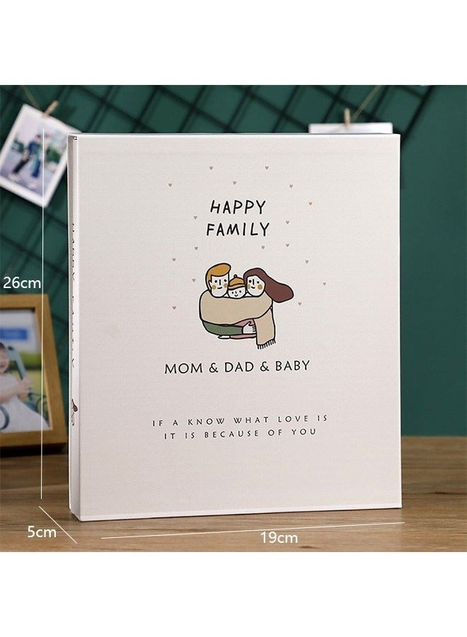 YelaJoy 200 Pockets Stamping Photo Album for 6 Inches Photos Portable Photo Album for Family Wedding Boys Girls - Image 5