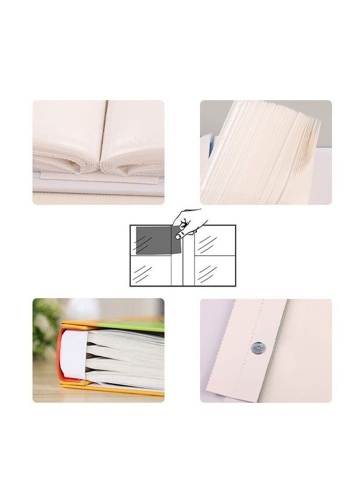 YelaJoy 200 Pockets Stamping Photo Album for 6 Inches Photos Portable Photo Album for Family Wedding Boys Girls - Image 4