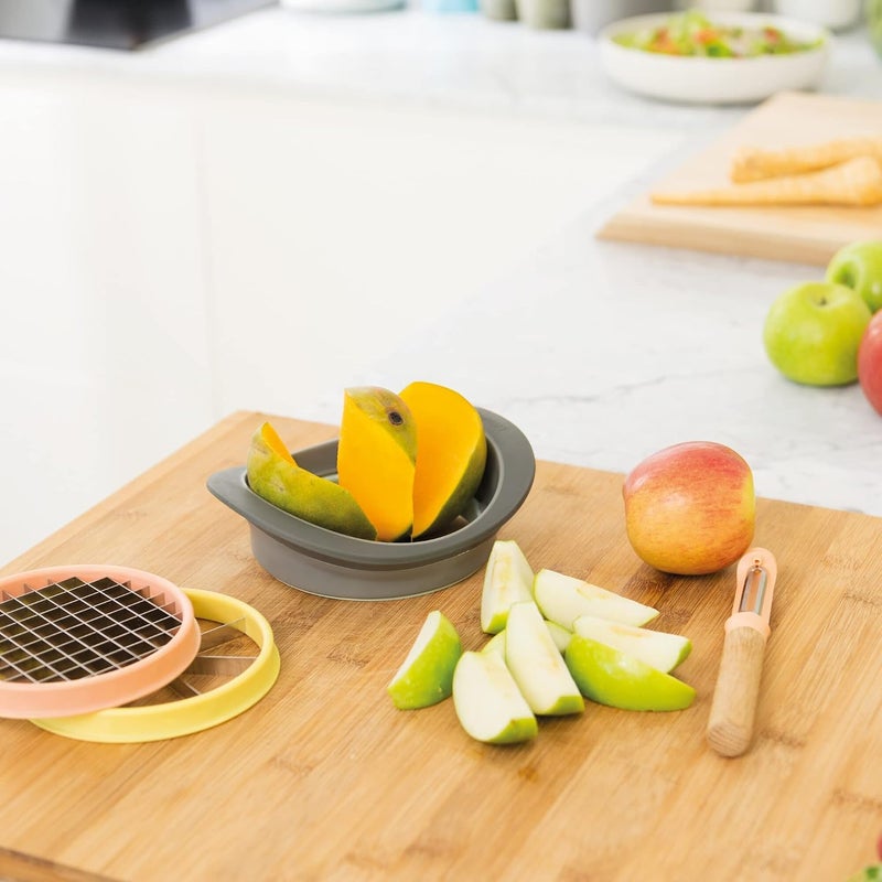 BergHoff Leo Vegetable Cutting Set All-in-One (Cutting Set for Fruit and Vegetables, Includes Cutting Insert for Mango/Apple/Potato/Apple Slicer) - Image 5