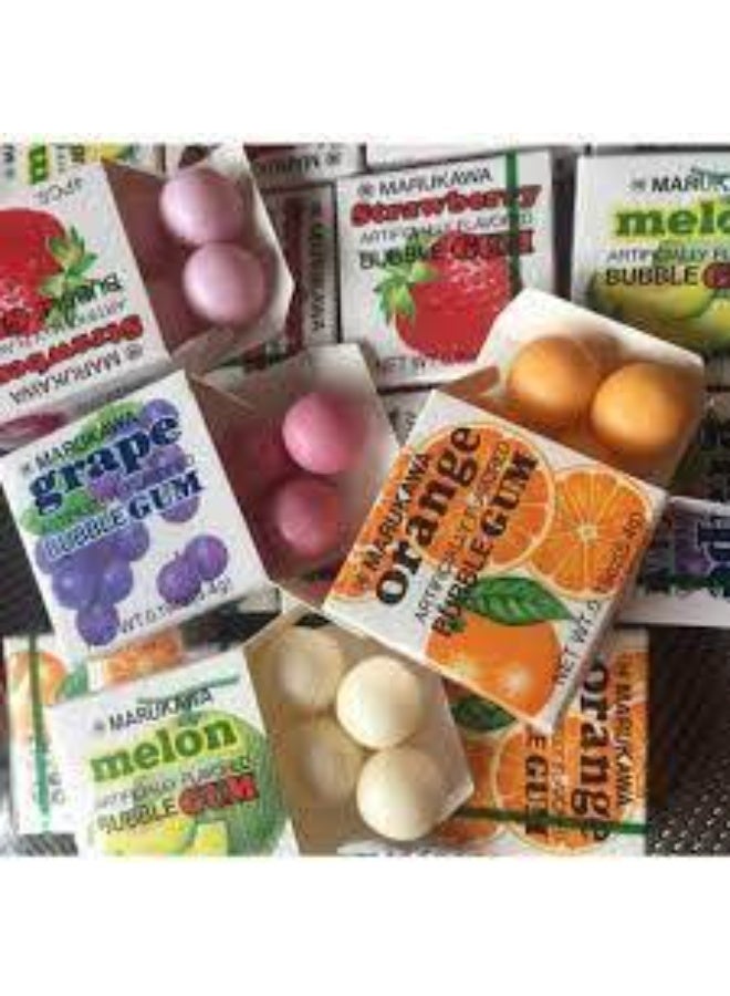 Marukawa Orange Bubble Gum – Pack of 12 | Classic Japanese Bubble Gum with Juicy Orange Flavor | Fun & Chewy Candy for Kids & Adults - Image 4