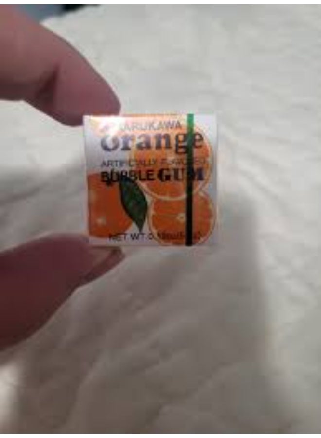 Marukawa Orange Bubble Gum – Pack of 12 | Classic Japanese Bubble Gum with Juicy Orange Flavor | Fun & Chewy Candy for Kids & Adults - Image 5