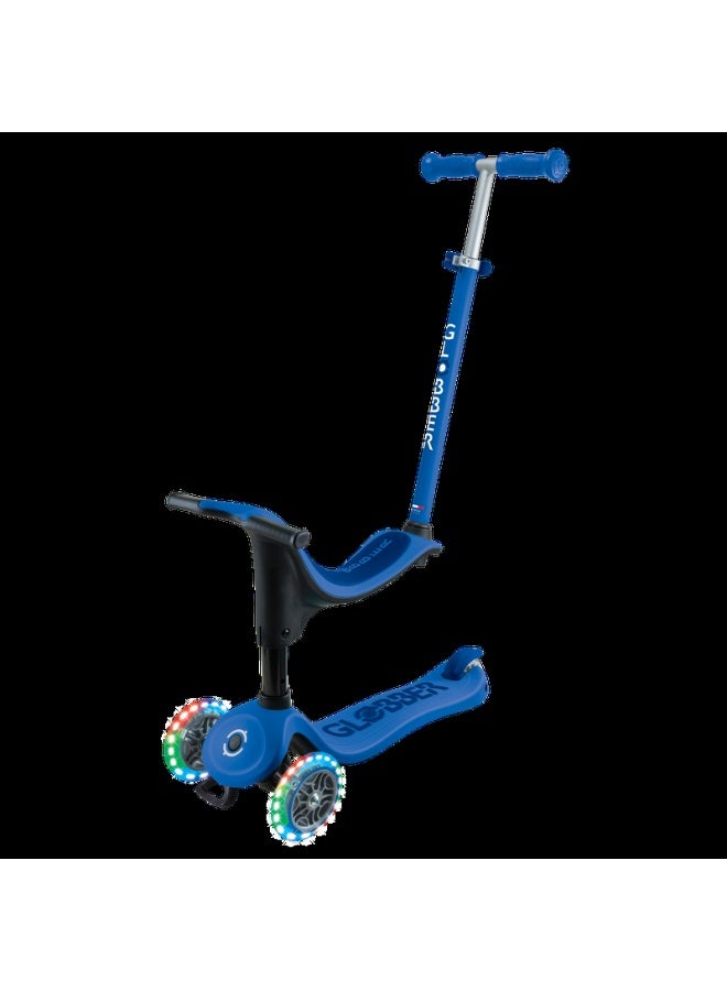 GLOBBER سكوتر جلوبير جو•أب الرياضي مع أضواء - أزرق بحري/أزرق داكن - Image 2