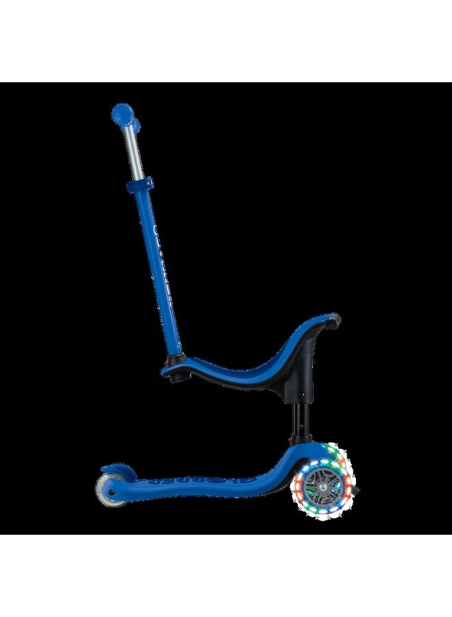GLOBBER سكوتر جلوبير جو•أب الرياضي مع أضواء - أزرق بحري/أزرق داكن - Image 3