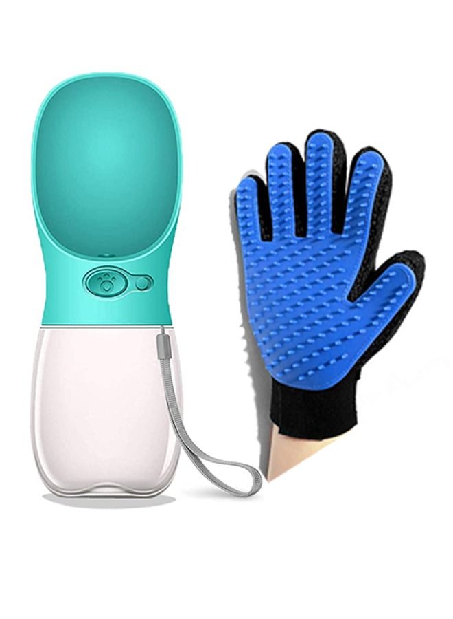 NKX Pet Water Bottle And Hair Remover Gloves  - Image 1