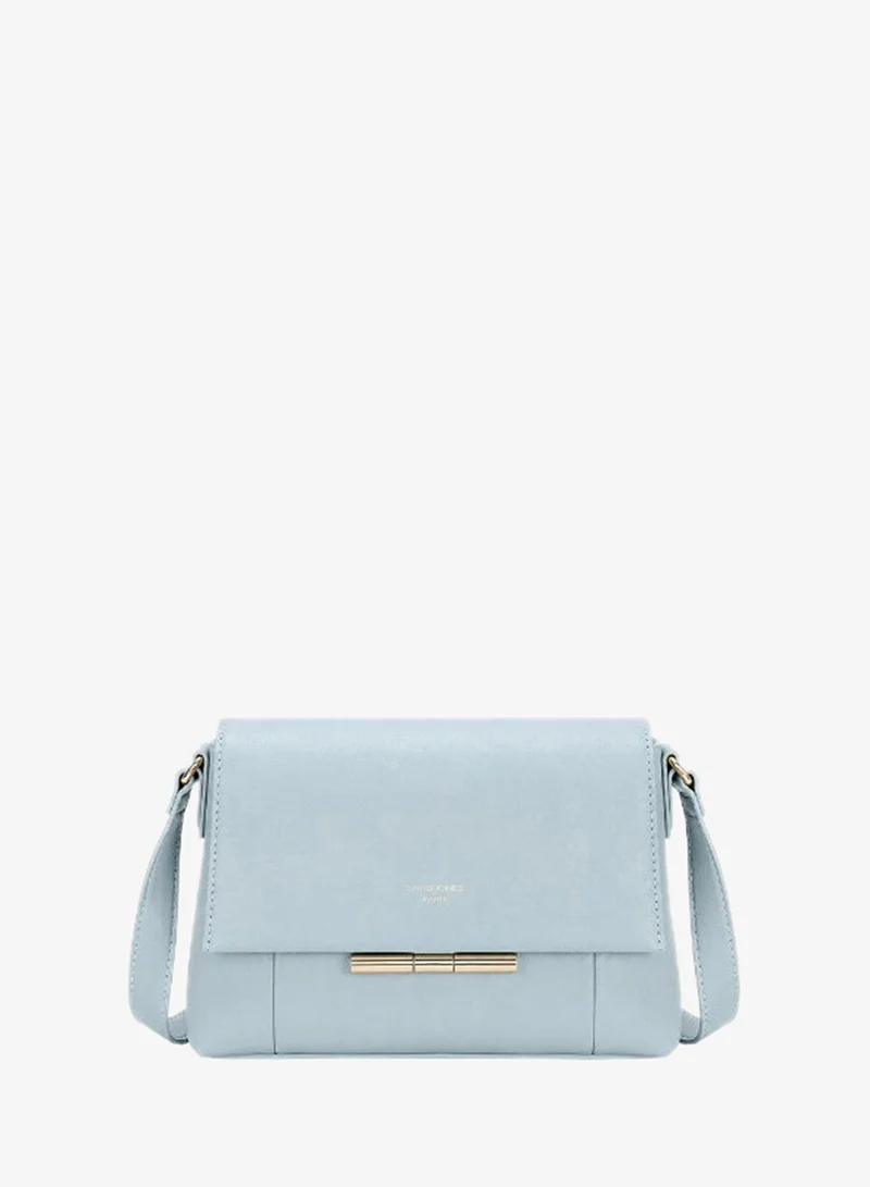 David Jones David Jones pocket style faux leather bag model CM7579| Shoulder Bag with magnetic lock and adjustable straps | Smooth leather handbag internal pockets for every day use