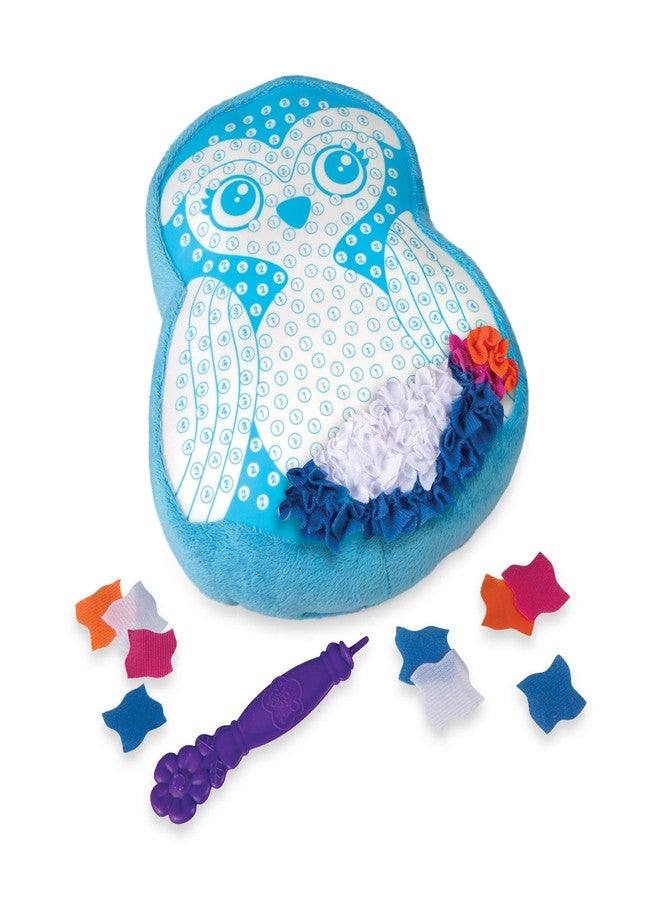 ORB Plushcraft Owl Pillow, Multi - Image 4