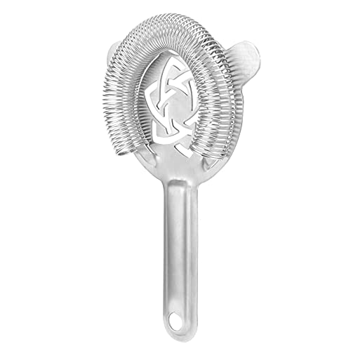 Voluxe Bar Strainer, Compact Bar Ice Filter Exquisite Workmanship for Making Fancy Cocktails - Image 1