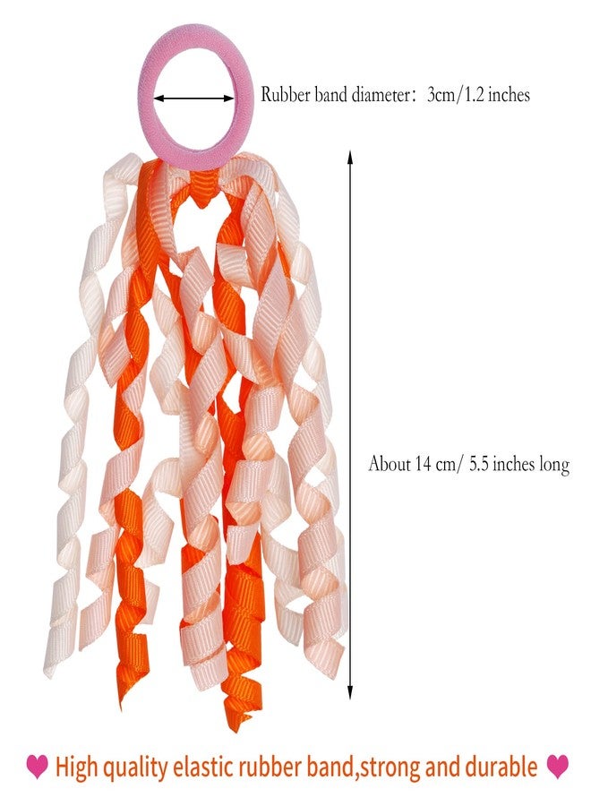 Sucrain 18 PCS Girls Hair Ribbons Ties Colorful Elastic Curly Boutique Hair Band Toddlers Girls Kids Children Ponytail Holders - Image 3