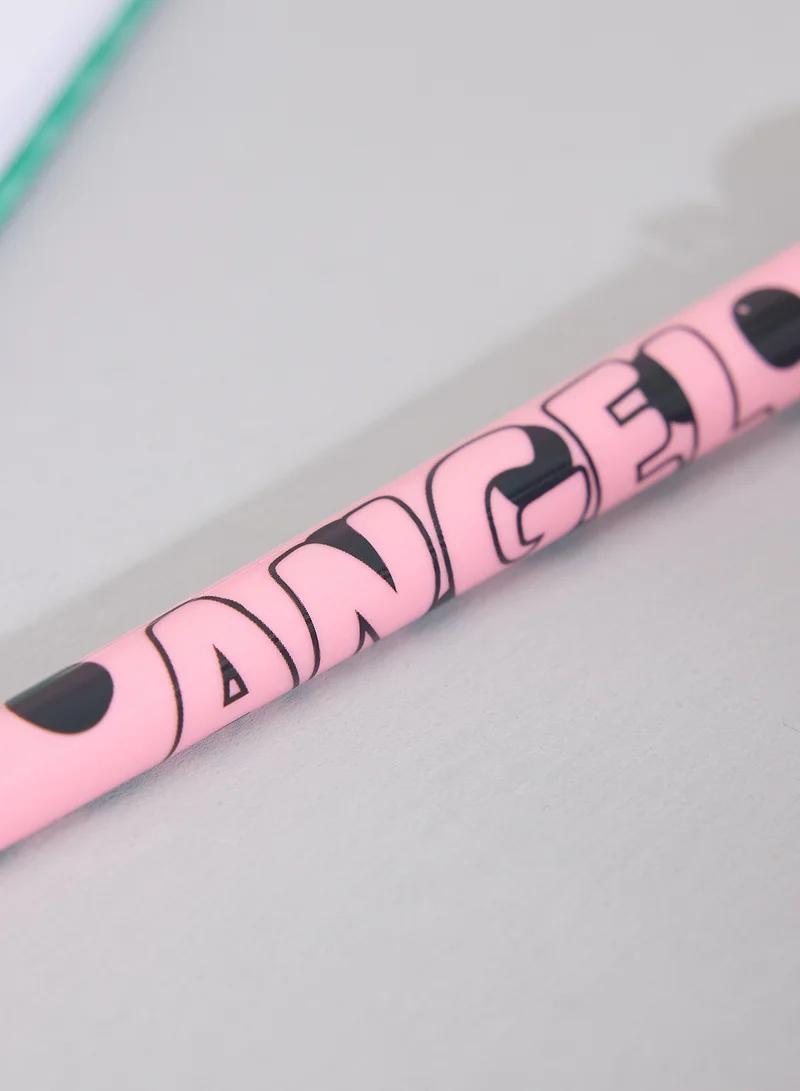 Pyramid Pink Character Pen Fun Writing