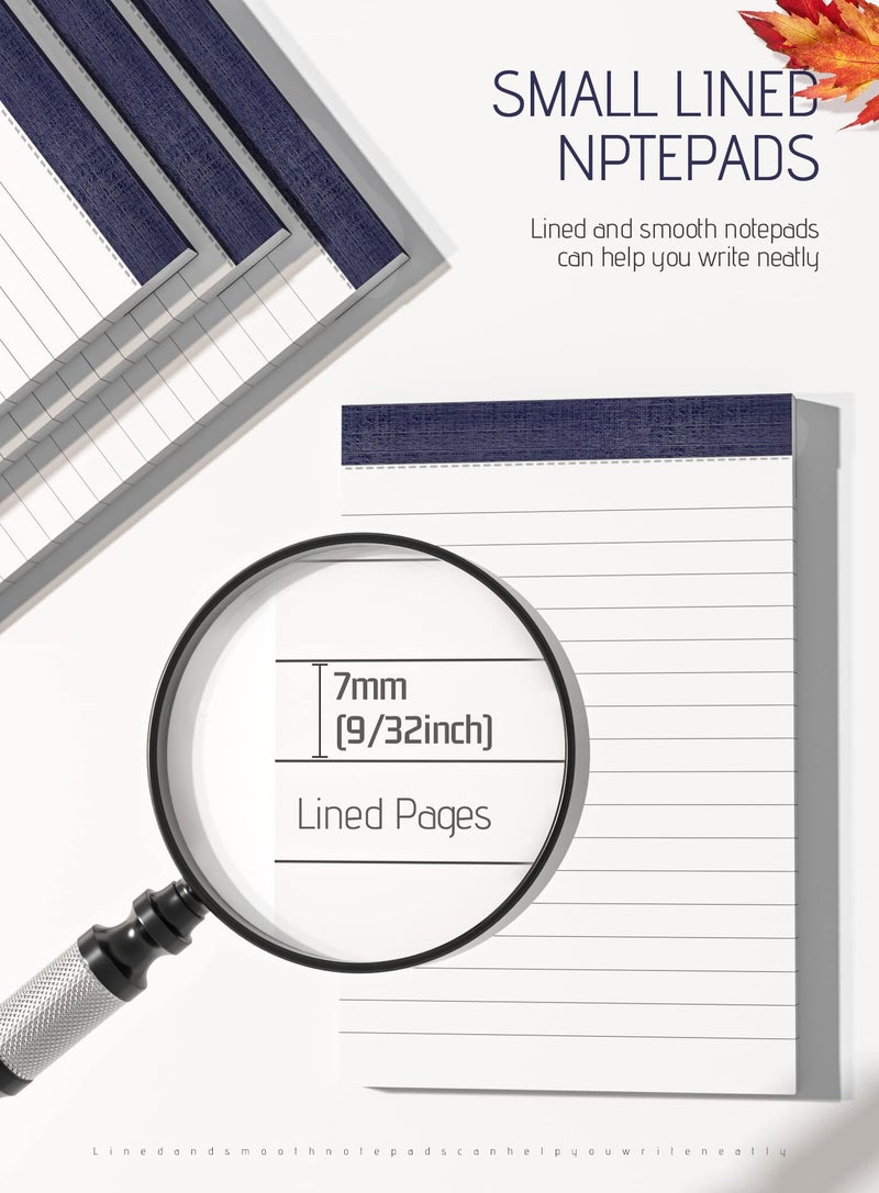 Aidunmis Notepads 4x6 Inch Grocery List Pads 8 Pack Shopping List Pad Small Note Pads for Office Supplies Lined Paper To Do List Notepad of Work Memo Pad for Checklist Organizer Writing Pads of Paper 30 Sheets - Image 4