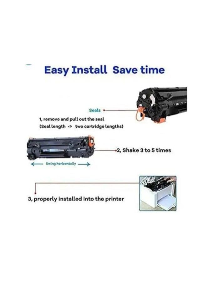 Terabyte 305A 304A 312A Color Toner Cartridge set for LaserJet Pro 400 Color M451 M475 MFP M476nw and CP2025 Printers (Black) - Image 2