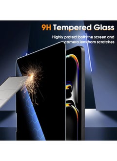 General [1 Pack] Privacy Screen Protector Compatible with iPad Pro 11 Inch (M4) 2024, Anti-Spy Tempered Glass, 9H Hardness Anti-Scratch  - Image 3