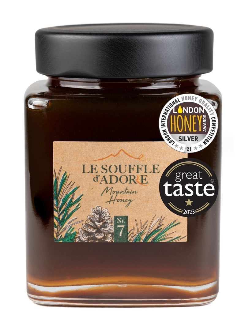 Le Souffle d'Adore Forest Mountain Honey | 100% Pure Natural Honey, Rich & Robust, Award-Winning, 250g Glass Jar - Image 4