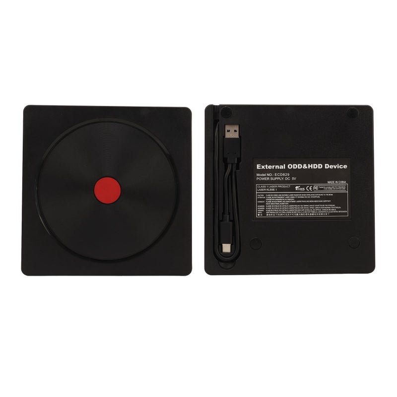 محرك DVD خارجي فائق النحافة عالي السرعة والدقة متعدد الوظائف USB 3.0 نوع C - Image 1