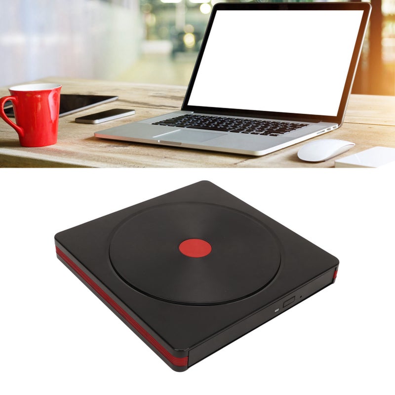 محرك DVD خارجي فائق النحافة عالي السرعة والدقة متعدد الوظائف USB 3.0 نوع C - Image 2