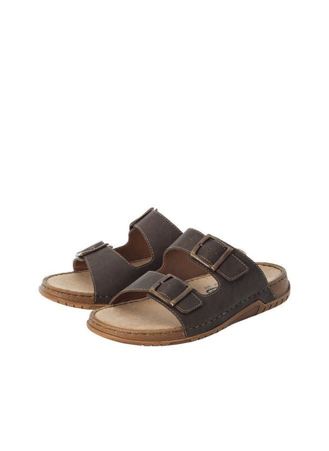 rieker - Rieker Mens Casual Sandals 25763-25 Bastia Light Brown 116-1098 - Image 1