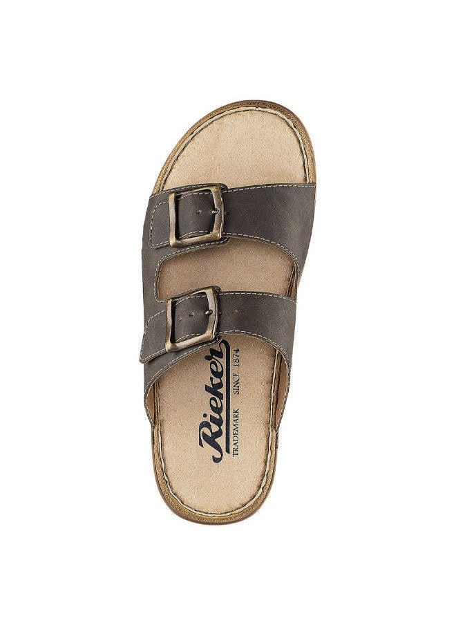 rieker - Rieker Mens Casual Sandals 25763-25 Bastia Light Brown 116-1098 - Image 1