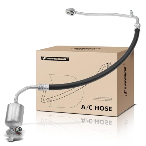 A-Premium A/C Discharge Line Hose Assembly Compatible with Ford F-150 2010-2014 V8 6.2L, Compressor to Condenser - Image 1