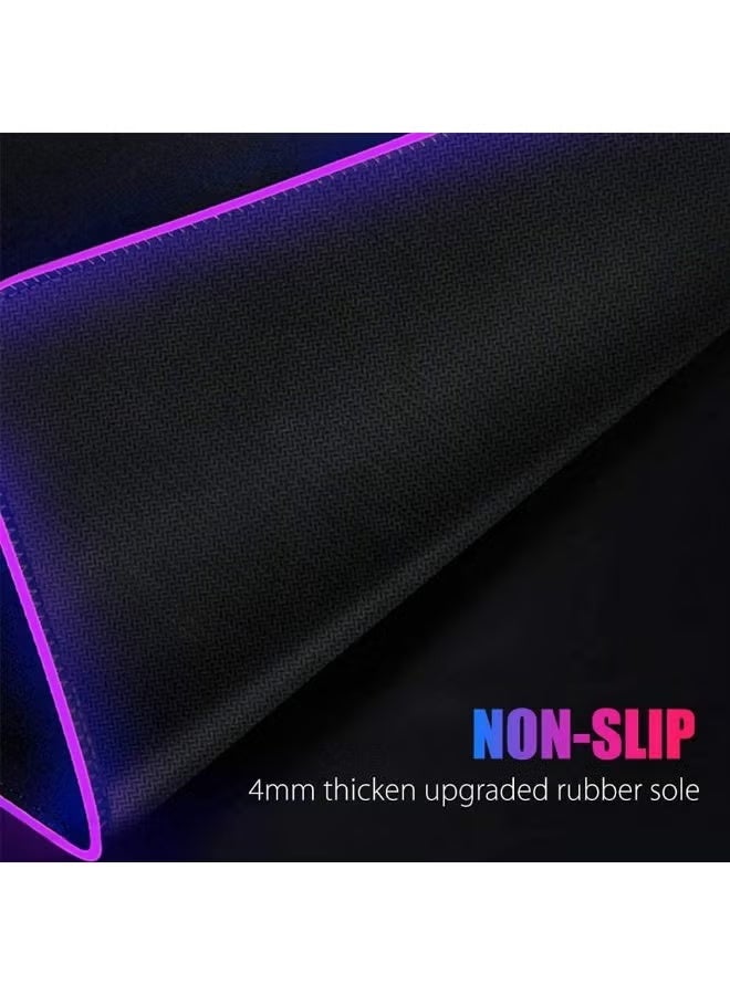 عام لوحة ماوس ألعاب RGB ذات خريطة العالم مقاس XL مطاطية مزودة بمنفذ USB سلكي للفأرة ولوحة المفاتيح - Image 5