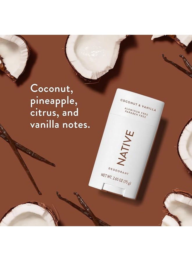 Native Deodorant - Natural Deodorant for Women and Men - Vegan, Gluten Free, Cruelty Free - Aluminum Free, Free of Parabens & Sulfates - Coconut & Vanilla - Image 5
