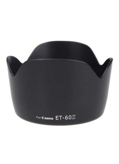 Generic ET-60II Flower Lens Hood for Canon EF 75-300mm f/4-5.6 III & EF-S 55-250mm f/4-5.6 IS Reduces Vignetting Improves Contrast Blocks Flare Protects Lens from Scratches Impacts  - Image 1