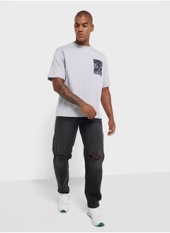 LACOSTE Logo Graphic Crew Neck Short Sleeve T-Shirt  - Image 4