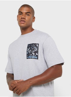 LACOSTE Logo Graphic Crew Neck Short Sleeve T-Shirt  - Image 3