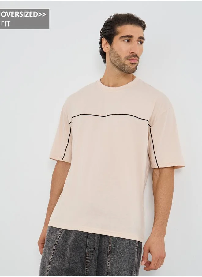 Styli Styli Seam Insert Oversized T-Shirt