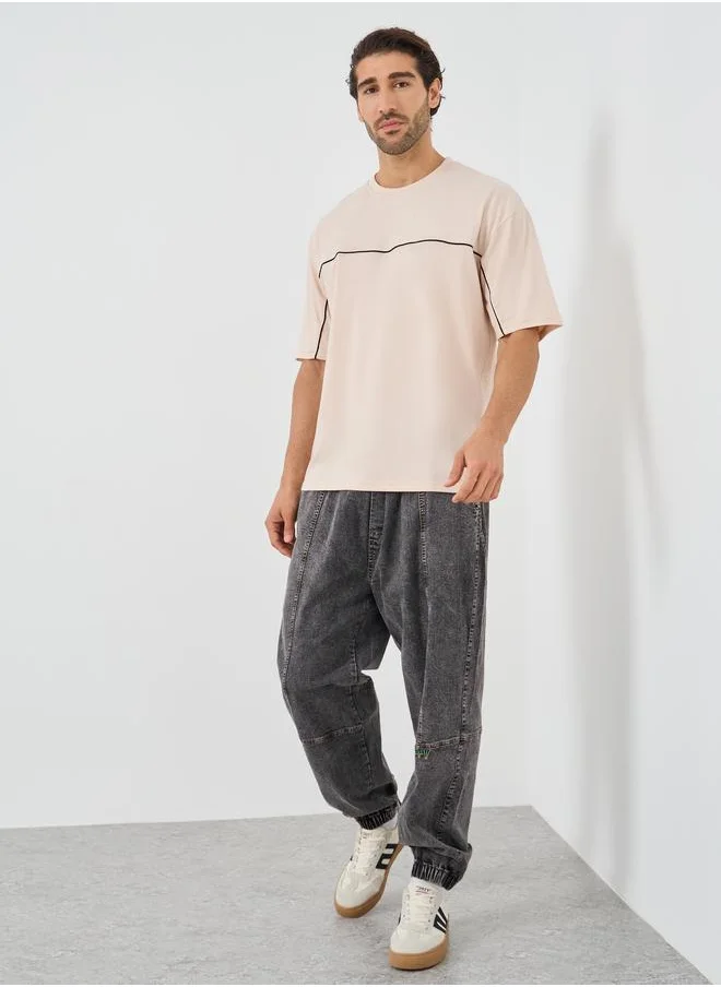Styli Styli Seam Insert Oversized T-Shirt