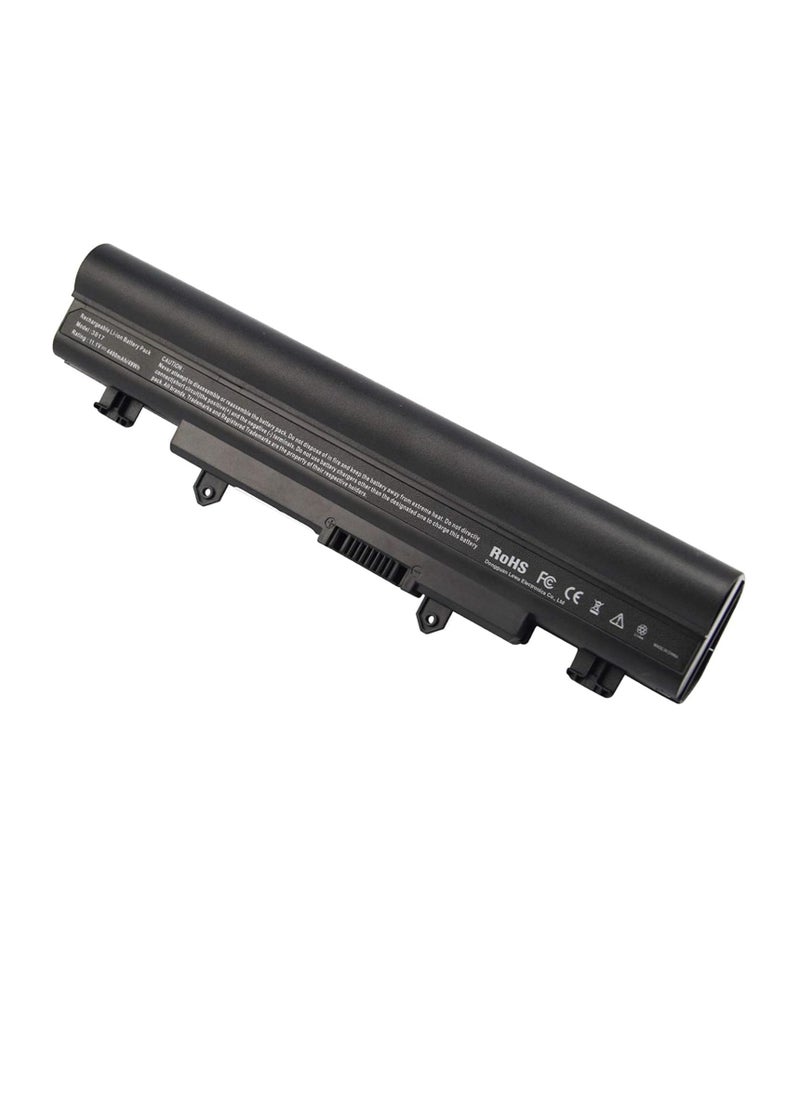 Generic - 11.1V 4400mAh AL14A32 Laptop Battery Compatible for Acer Aspire E1-571 E5-571 E5-411 E5-421 E5-511 E5-521 V3-472 V3-572 E14 E15 Touch Extensa 2509 2510 Travelmate P246 TMP246 Series - Image 1