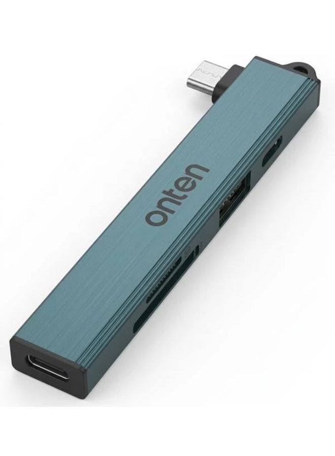 أونتن قاعدة توصيل أونتن OTN-UC57S ميني 6 في 1 بمنفذ USB-C - Image 1
