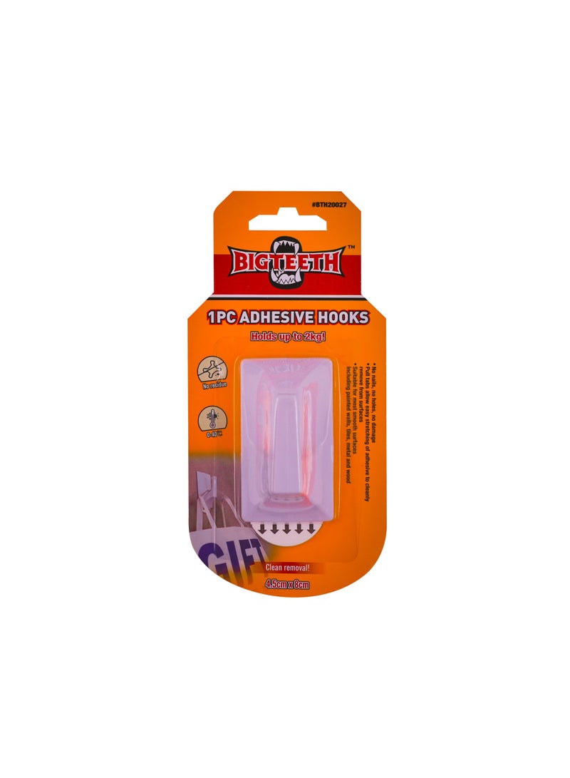 1PC Adhesive Hook 4.5cm x 8cm