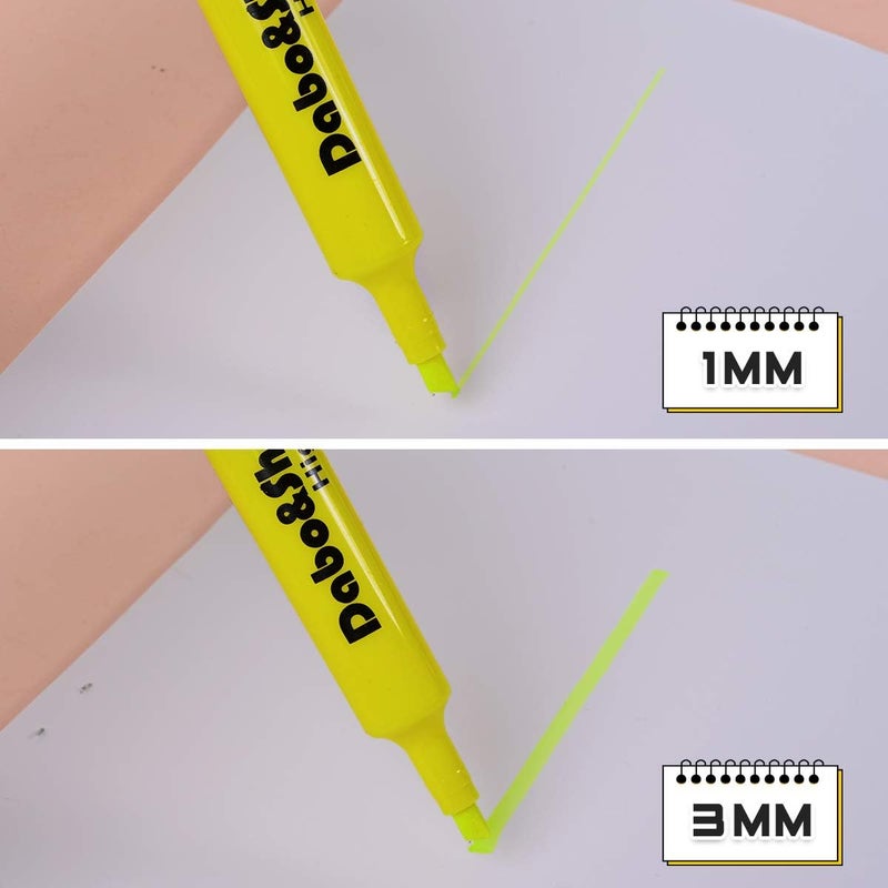 Dabo&Shobo Dabo & Shobo Highlighters Set of 24,Colored Markers And Beautiful Combination Set Liquid Ink Fast Drying And Not Easy To Fade Are Suitable For Classroom, Office And Shop Short Style - Image 4
