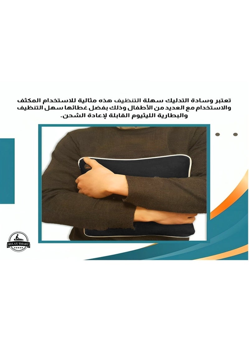 Relax Smart Car Back Seat Massage Cushion – Comfortable Lumbar Support Pad for Relaxed and Ergonomic Driving - Image 2
