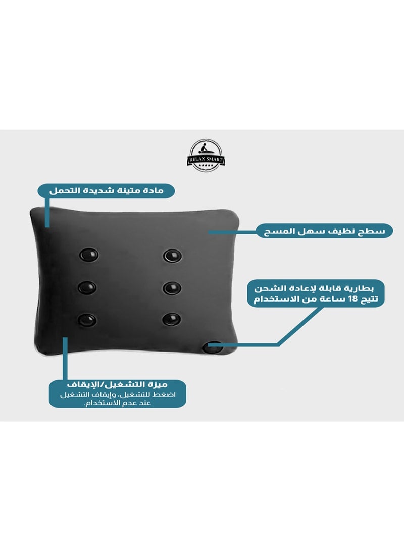 Relax Smart Car Back Seat Massage Cushion – Comfortable Lumbar Support Pad for Relaxed and Ergonomic Driving - Image 3