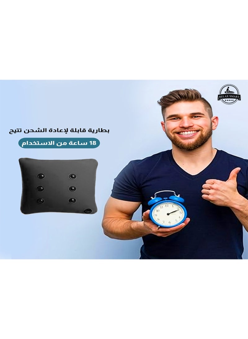 Relax Smart Car Back Seat Massage Cushion – Comfortable Lumbar Support Pad for Relaxed and Ergonomic Driving - Image 5