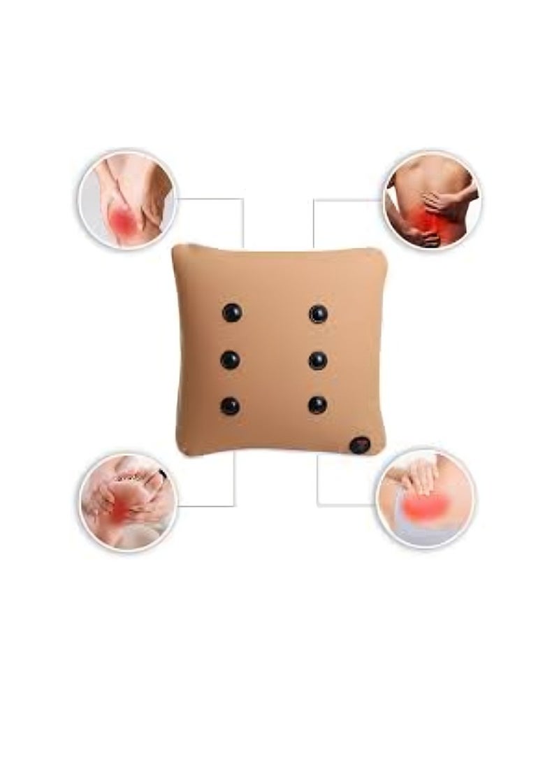 Relax Smart Car Back Seat Massage Cushion – Comfortable Lumbar Support Pad for Relaxed and Ergonomic Driving - Image 1